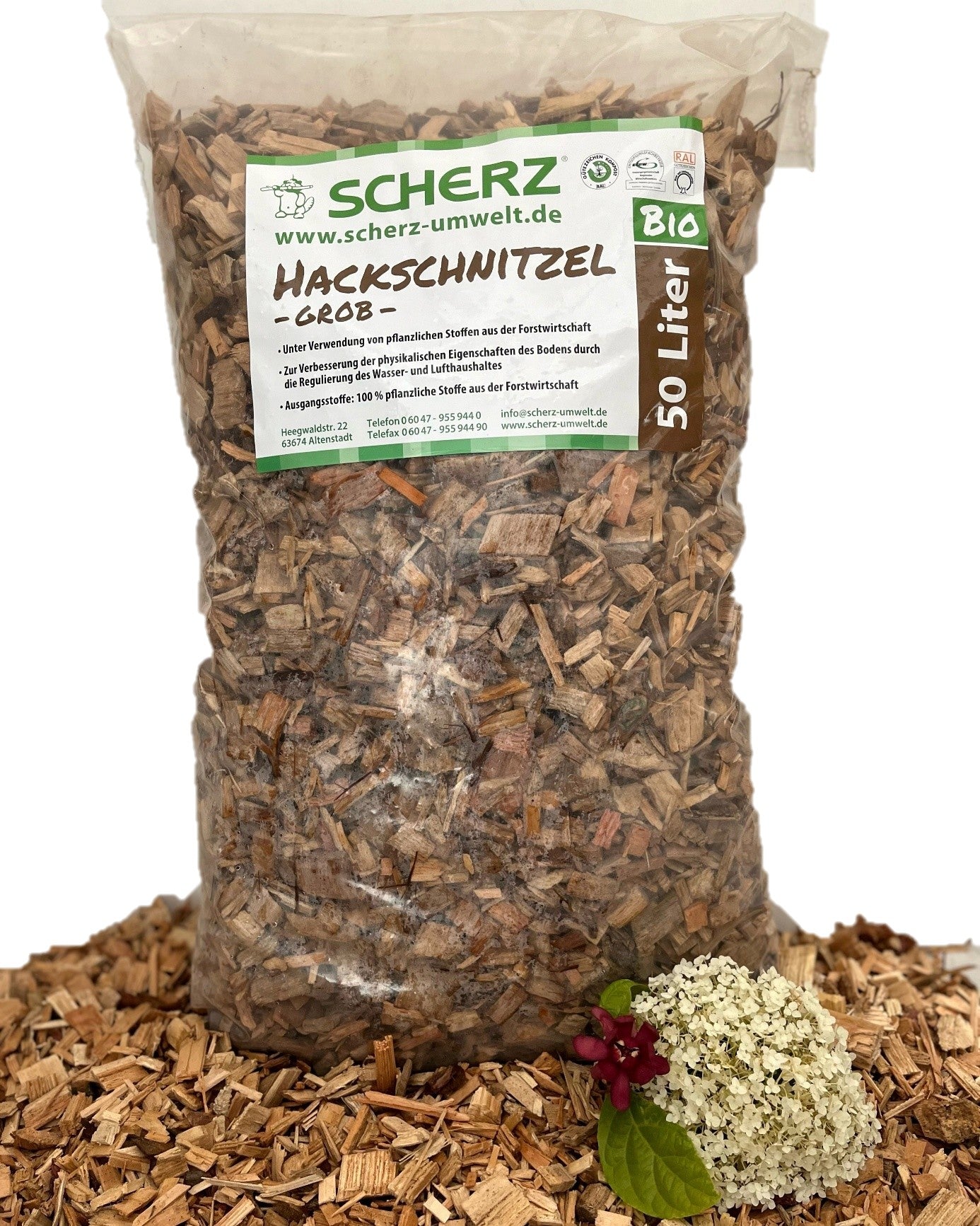 Hackschnitzel grob 50L