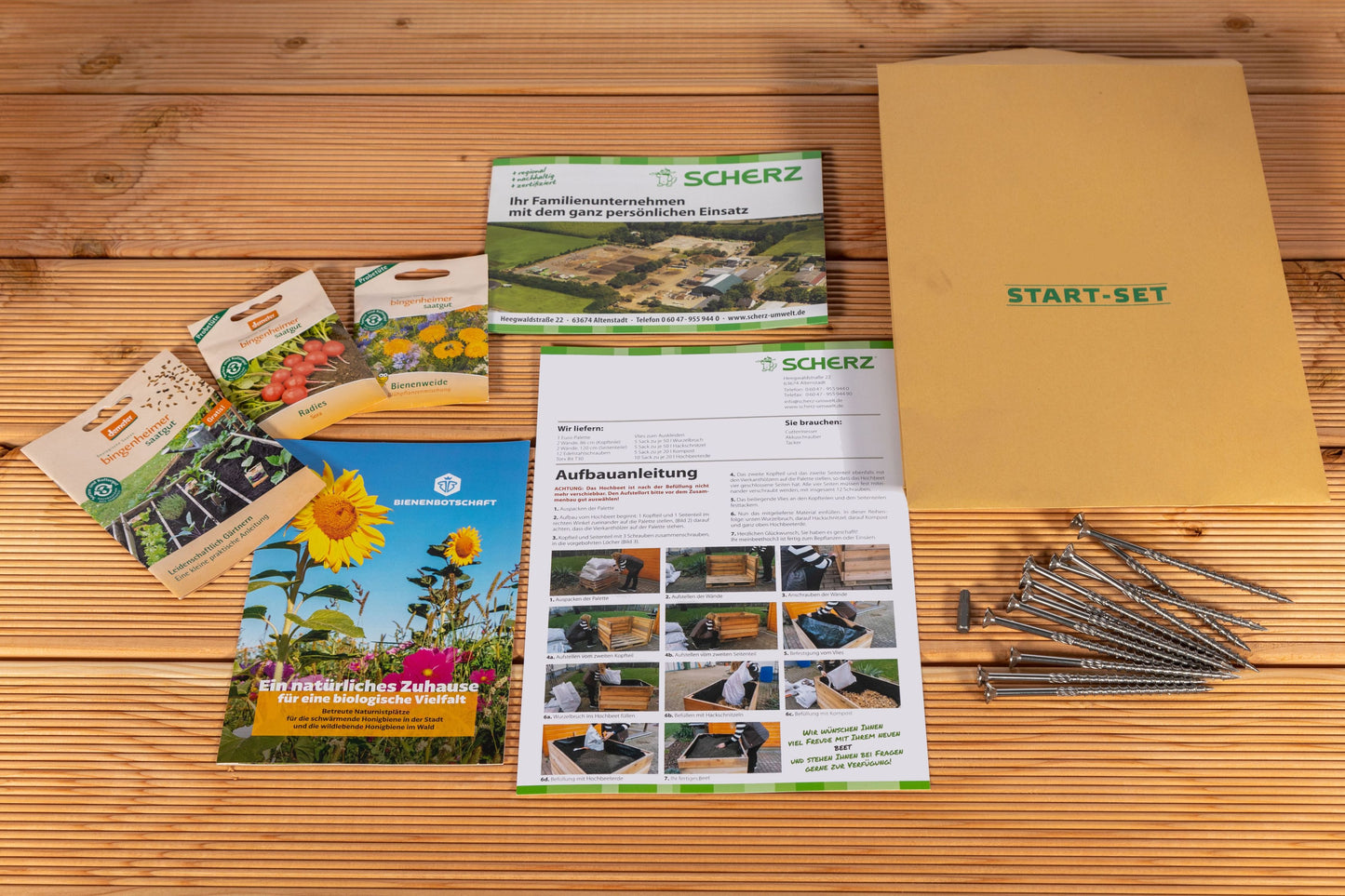 Das Scherz-Hochbeet Komplett-Set