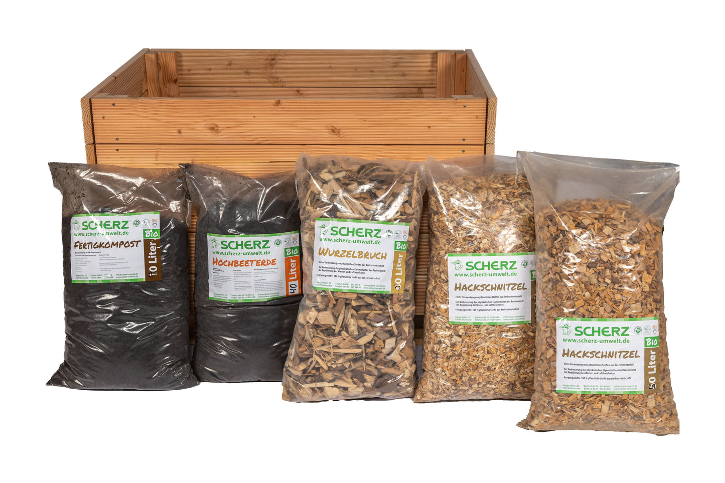 Das Scherz-Hochbeet Komplett-Set